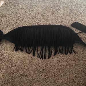 Fringe bikini top